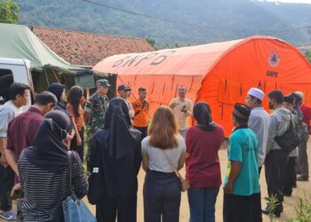 Tenda Pengungsian Masih Ditempati Ratusan Warga Buanajaya
