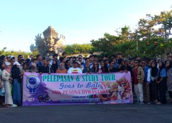 Pelepasan Angkatan Spesial SMK Pesona Dywantara Dilakukan di Bali