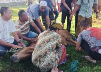 Momentum Idul Adha, Danyon Yonif Raider 301/PKS Ajak Pertebal Keimanan