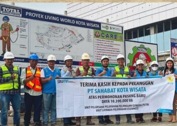 PLN Gunung Putri Dukung Perkembangan Bisnis dengan Pasok Listrik Living World Kota Wisata