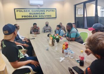 Dimediasi Polsek, Matel Minta Maaf Hentikan Motor Jurnalis yang Sudah Lunas