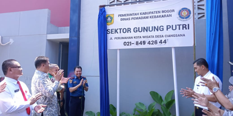 Pos Damkar Dibangun Kota Wisata, Camat: Bisa Dicontoh Pengusaha Lain