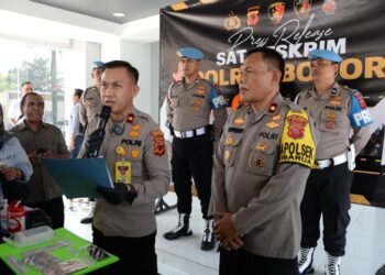 Polres Bogor Tangkap Penadah Kendaraan Curian