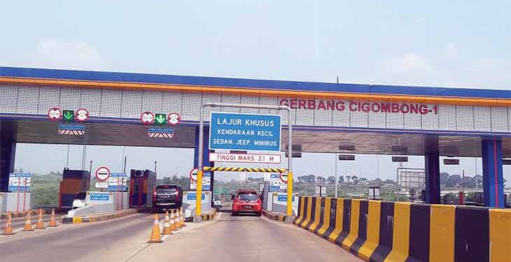 Tol Bocimi Seksi 2 Cigombong-Cibadak Digratiskan 2 Pekan
