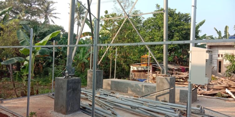 Tower BTS Dayeuh tak Lagi Dipasang PPNS Line Milik Satpol PP Kabupaten Bogor