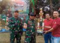 Piala Kades dan Danramil Diperebutkan Lewat Turnamen Sepak Bola U-40 Desa Nagrak