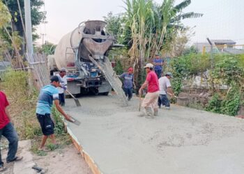 Betonisasi Jalan Masih Jadi Prioritas Desa Cileungsi Kidul