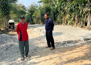 HS Disebut Serobot Tanah Aset Desa Karena Beton Jalan Tanpa Izin