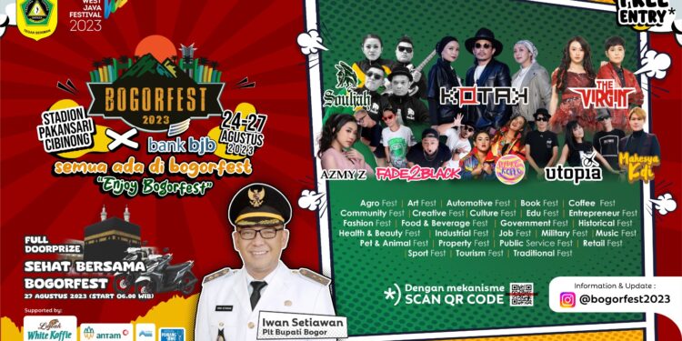 Bogor Fest 2023 Jadi Ajang Pesta Rakyat Warga Bogor