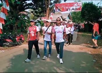 Jalan Sehat Awali Gebyar Kemerdekaan di Pemdes Cikeas Udik