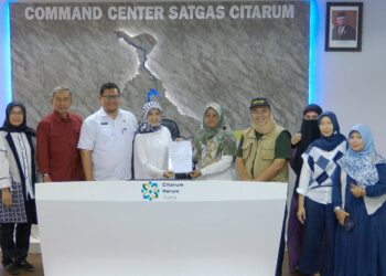 Satgas Citarum Harum Ditemui Ketua PERI IBU Adukan Pencemaran Sungai Cileungsi