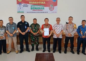 BNN Kabupaten Bogor Kukuhkan Tim Bersinar Desa Ciangsana Guna Cegah Peredaran Narkoba