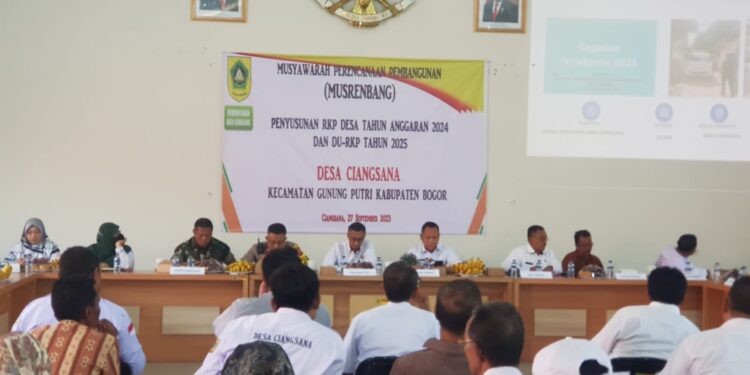 Musrenbangdes Desa Ciangsana, Ini 4 Usulan yang Jadi Prioritas