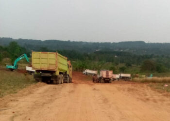 Eks Lahan PTPN VIII Menteng di Sukaresmi Jadi Galian Tanah