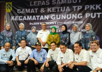Ini Pesan Didin Wahidin dan Etty Hayati Saat Lepas Sambut Camat Gunung Putri