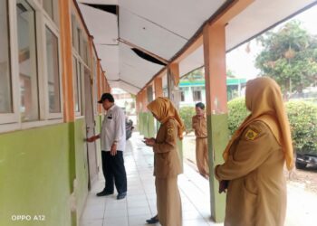 Achmad Fathoni Prihatin Tinjau SDN 1 Bojongnangka, 4 Ruang Kelas Telantar Sejak 2019
