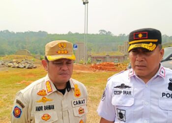 Kanit Pol PP Kecamatan Jonggol Curhat ke Kasat Dilema Soal PKL di Alun-alun Jonggol