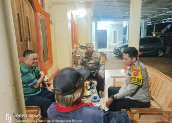 Ini Pesan Kapolsek Cileungsi Ketika Sambangi Warga Gandoang