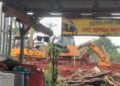 Alat Berat Cuma Jadi Pajangan, Lebih 1 Bulan Proyek Pasar Gunung Putri tak Dikerjakan CV Bella Persada