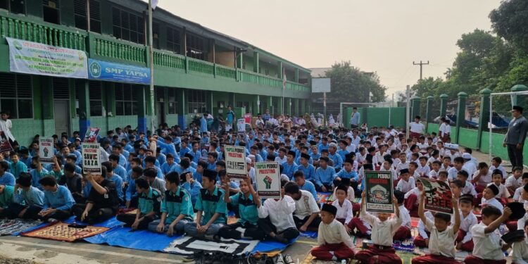 Siswa Yapsa Do’akan Warga Palestina yang Jadi Korban Israel
