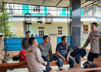 Bhabinkamtibmas Diminta Kapolsek Rutin Ajak Masyarakat Jaga Kondusivitas Jelang Pemilu 2024