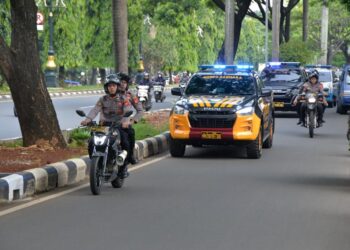 Jaga Kondusifitas, Polres Bogor Lakukan Patroli Tiga Pilar