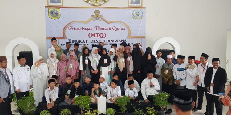 Pemdes Ciangsana Gelar Lomba MTQ Tingkat Desa, Ini Harapan H.Udin Saputra