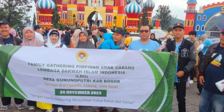 Pererat Silaturahmi, Pimpinan Anak Cabang LDII Desa Gunung Putri Ngacir ke Sariater