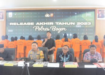 Refleksi Akhir Tahun 2023 , Ini Capaian Polres Bogor