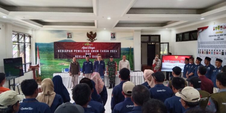 Deklarasi Damai Pemilu 2024 Digelar Pemerintah Kecamatan Cariu