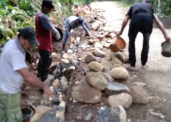 TPT Dibangun Pemerintah Desa Sukasirna dari Dana Desa