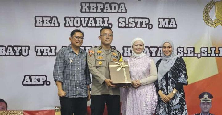 Lepas Sambut, Kapolsek Gunung Putri Pesan Agar Tetap Dicintai Masyarakat