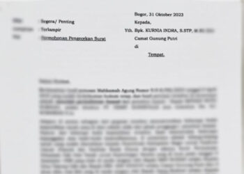 Camat Gunung Putri Berikan Alasan tak Jawab Surat Permohonan Warga