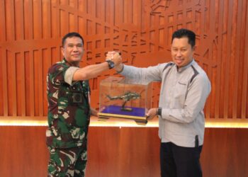 Pj. Bupati Bogor Silaturahmi Dengan Lanud ATS