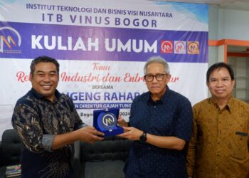 Berikan Kuliah Umum Entrepreneur DI ITB Vinus Bogor, Ini Pesan Sugeng Raharjo