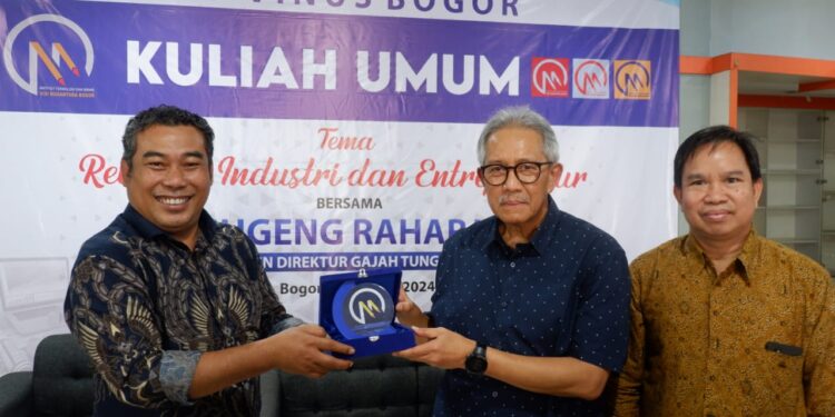 Berikan Kuliah Umum Entrepreneur DI ITB Vinus Bogor, Ini Pesan Sugeng Raharjo