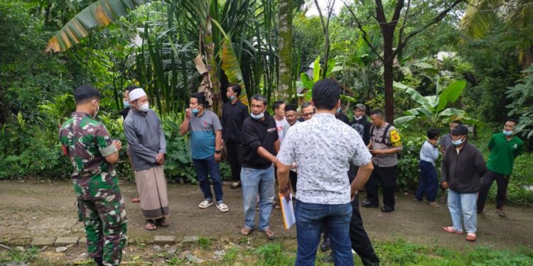 Polsek Citeureup Lakukan Olah TKP Penemuan Mayat di Kali Dukuh