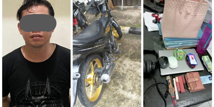 Pelaku Modus Pecah Ban di Sentul Dibekuk Polsek Cibinong