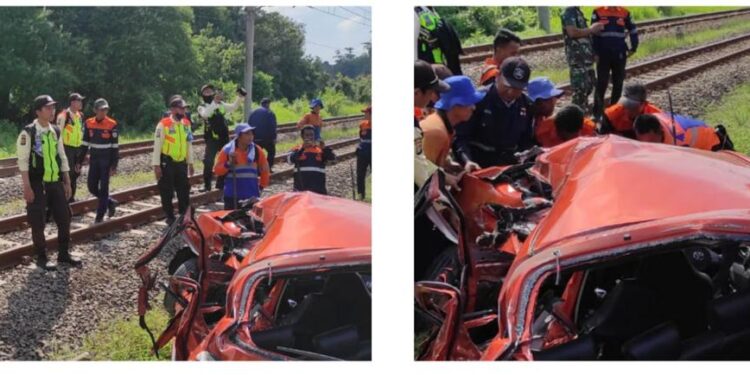 Terseret Kereta di Perlintasan Stasiun Tenjo, 2 Orang Tewas di Tempat