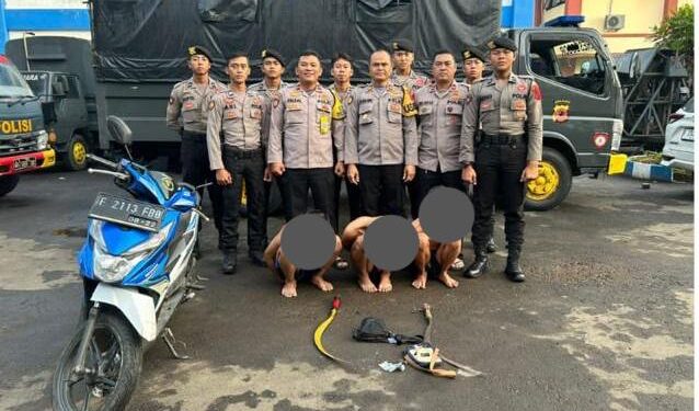 Sat Samapta Gagalkan Tawuran di Waktu Subuh, 3 Orang Diamankan