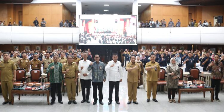 Pj Bupati Ikuti Rakornas Pendidikan Anti Korupsi Sejak Dini