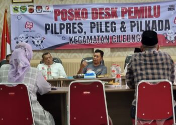 Jumling, Asmawa Tosepu Kunjungi Desk Pemilu Kecamatan Cileungsi