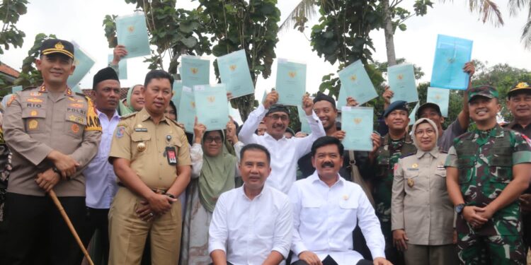 1.000 Sertifikat PTSL Dibagikan Menteri ATR/BPN di Pamijahan