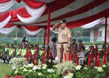 Meski Hujan, Asmawa Tosepu Pimpin Apel Mantap Brata 2024 Tahap Pungut Suara