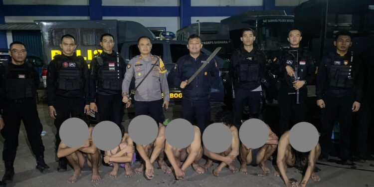 Tawuran Gangster Kembali di Gagalkan Polres Bogor
