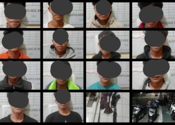 Tawuran, 14 Remaja Diamankan Polsek Rumpin