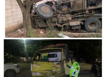 Human Error, 2 Truk dan 1 Motor Terlibat Kecelakaan