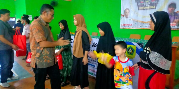 Koordinatoriat PWI Bogor Timur Isi Ramadhan Dengan Santunan Anak Yatim