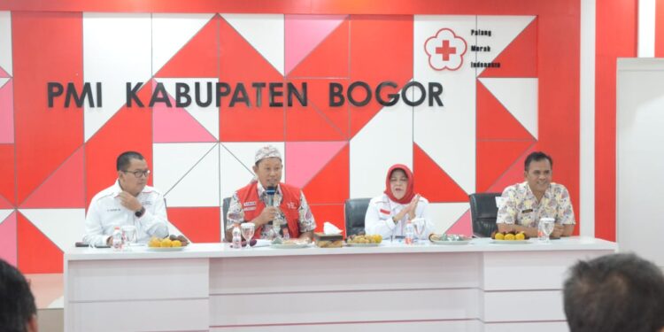 Dukung Penuh, Pj. Bupati Bogor Perkuat Sinergi Dengan PMI