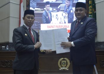 Pj. Bupati Bogor Bersama DPRD Kabupaten Bogor Tetapkan RTRW 2024-2044